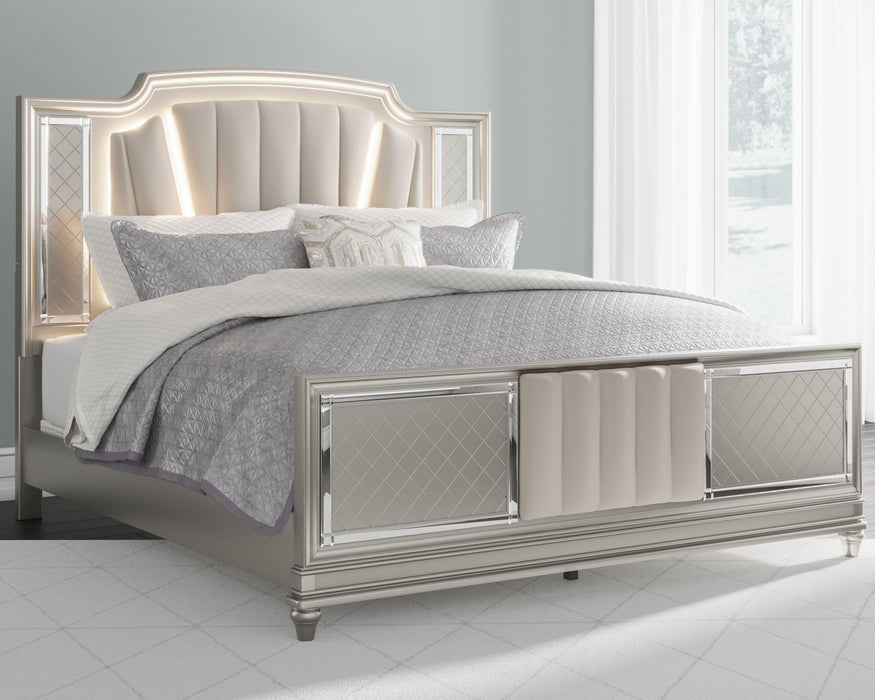 Chevanna - Upholstered Panel Bed