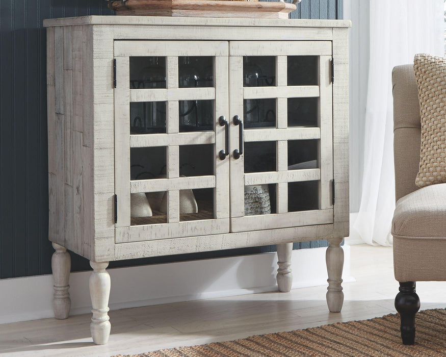 Falkgate - Whitewash - Accent Cabinet