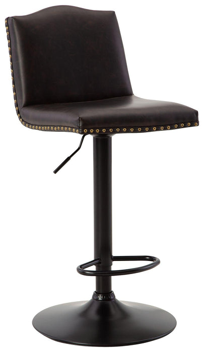 Gaddison - Tall Uph Swivel Barstool(2/cn)