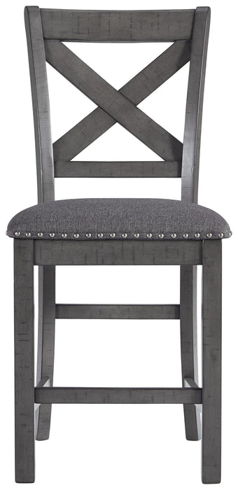 Myshanna - Upholstered Barstool (2/cn)