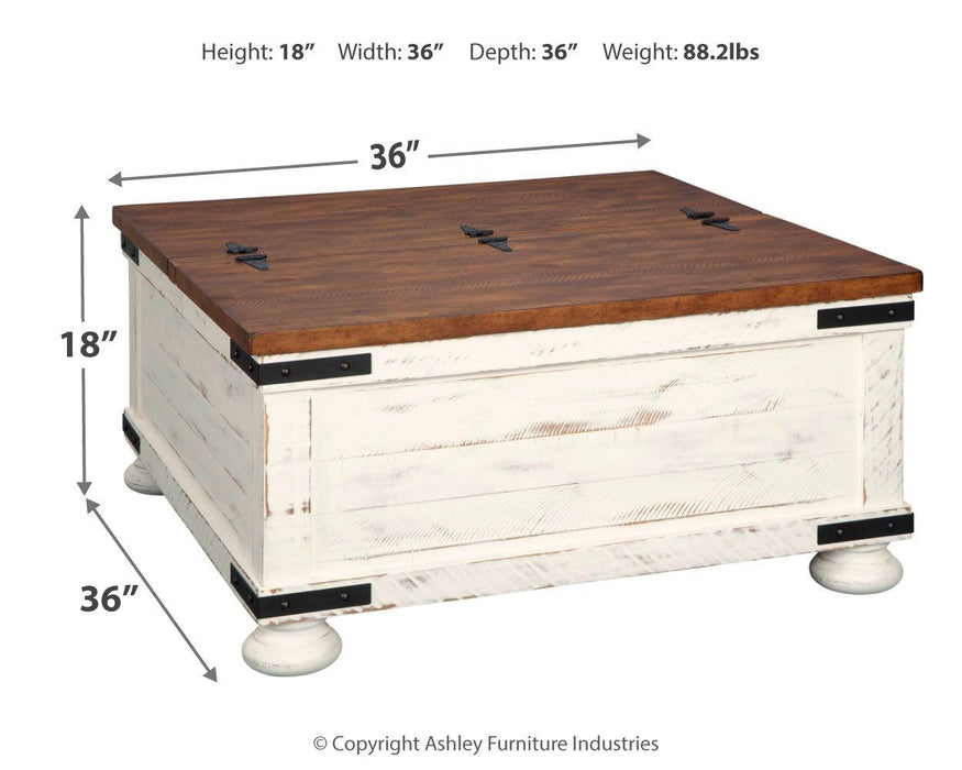 Wystfield - Cocktail Table With Storage