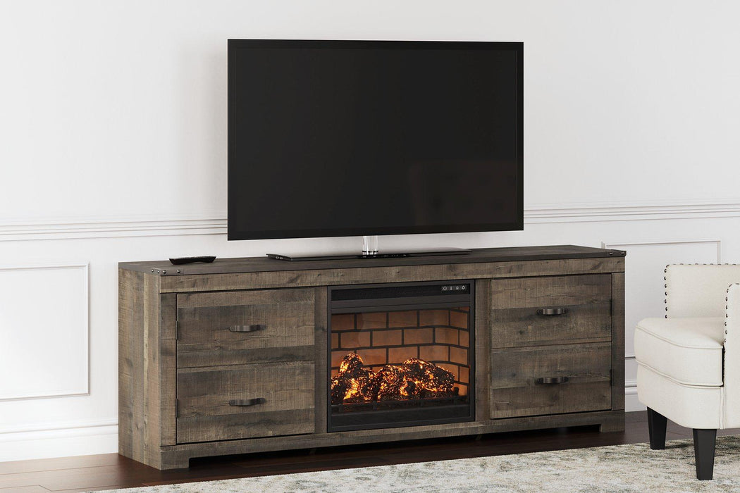 Trinell 63" TV Stand with Electric Fireplace