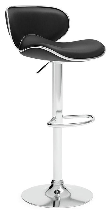 Pollzen - Tall Uph Swivel Barstool(2/cn), Sleek Appeal