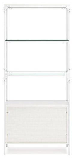 Deznee White Large Bookcase