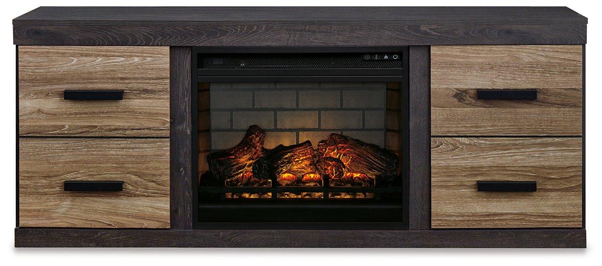 Harlinton 60" TV Stand with Electric Fireplace