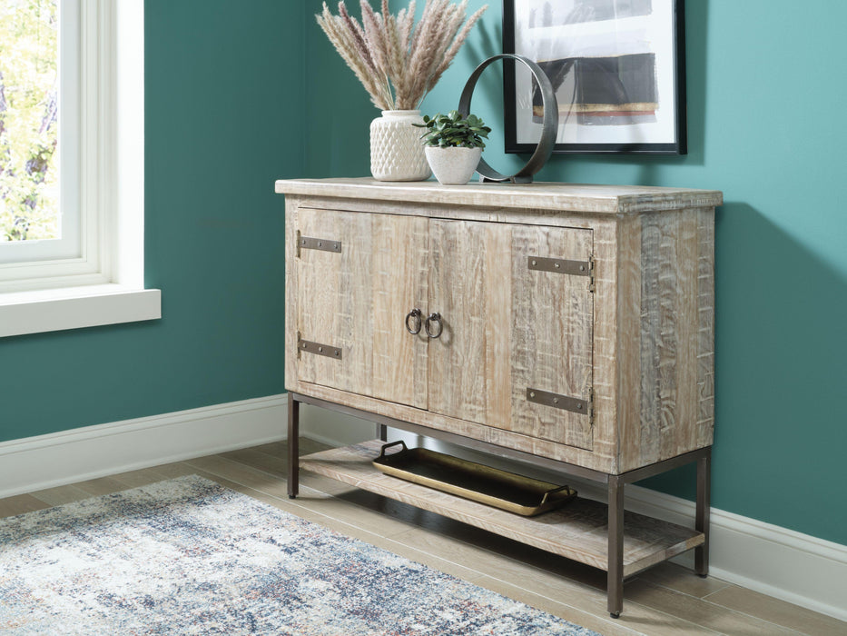 Laddford - Accent Cabinet - 2-shelves