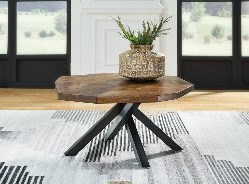 Haileeton Brown/Black Coffee Table