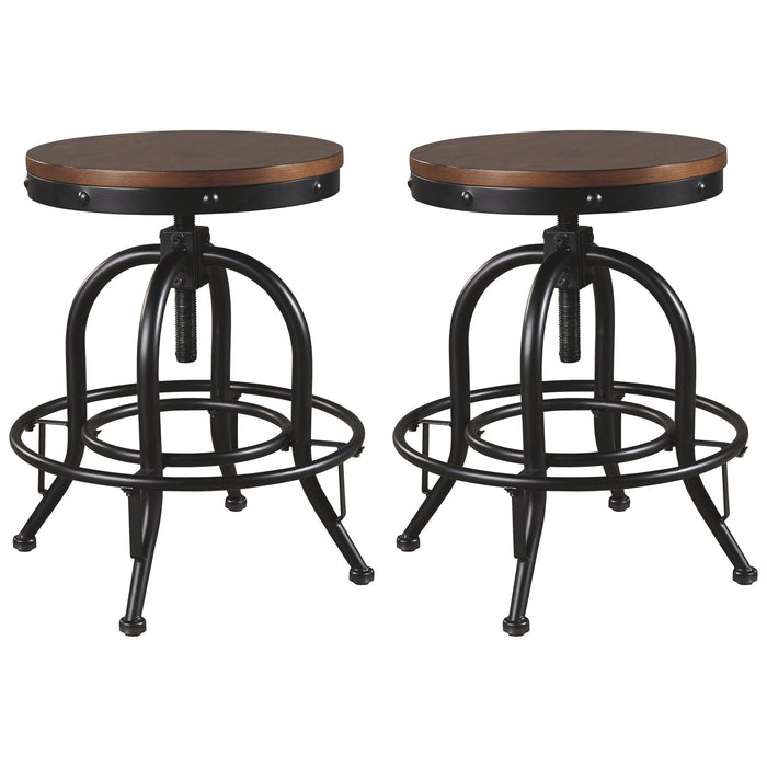 Valebeck - Swivel Barstool (2/cn)