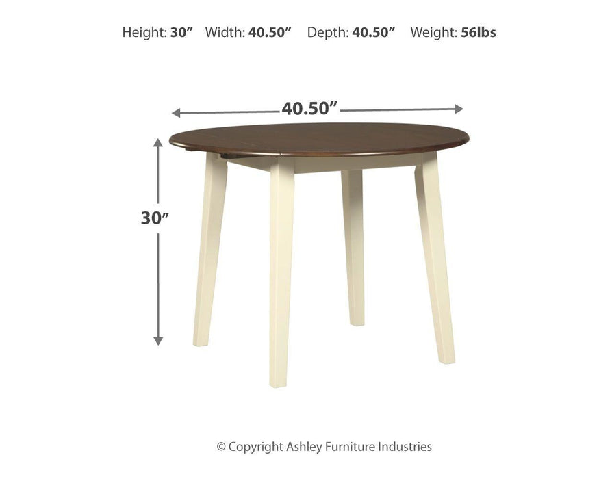 Woodanville - Round Drm Drop Leaf Table