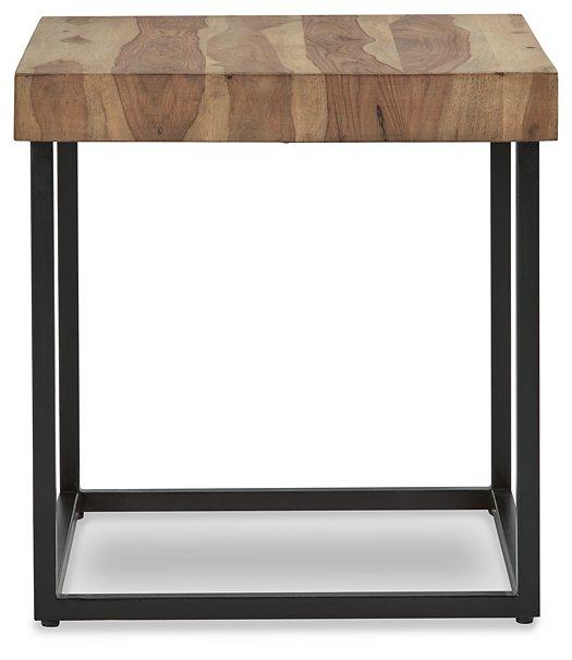 Bellwick Natural/Black End Table