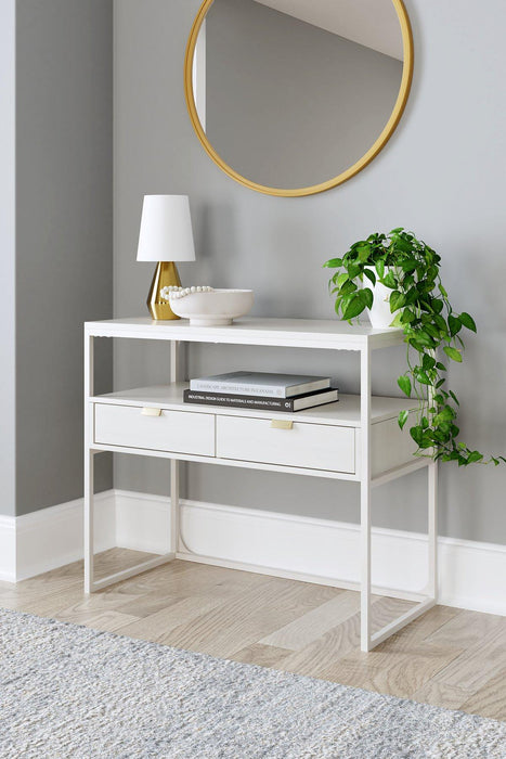 Deznee White Credenza