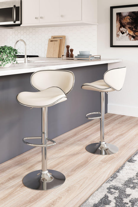 Pollzen - Tall Uph Swivel Barstool(2/cn)