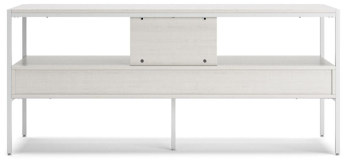 Deznee White 60" TV Stand