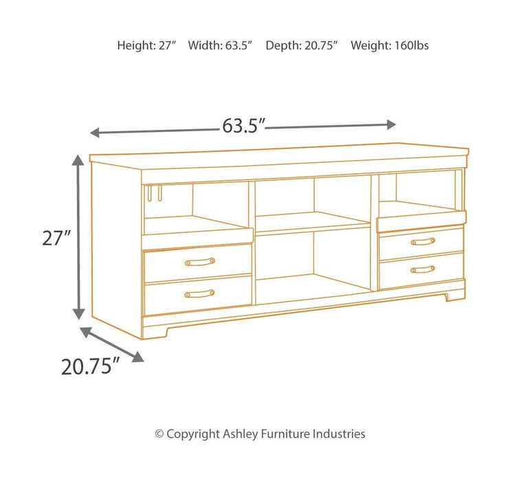 Trinell - 4 Pc. - Entertainment Center - 63" Tv Stand