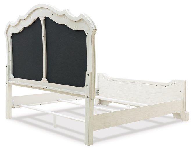 Arlendyne Antique White California King Upholstered Bed