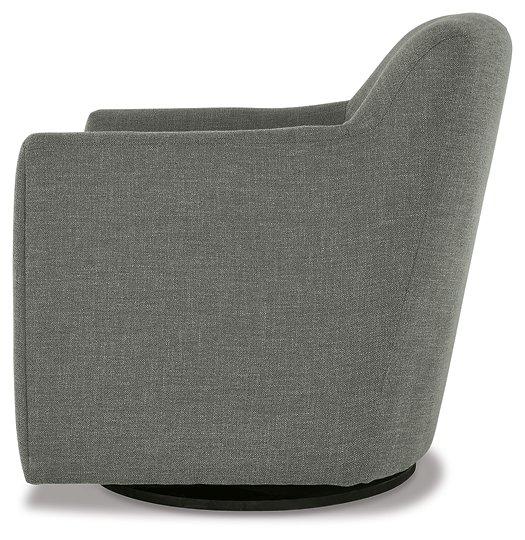 Bradney Smoke Swivel Accent Chair