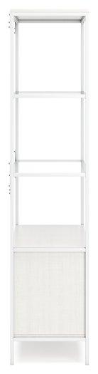 Deznee White Large Bookcase