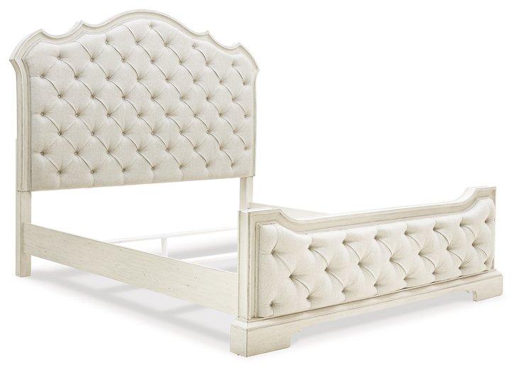 Arlendyne Antique White California King Upholstered Bed image