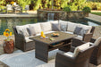 Easy Isle Easy Isle Nuvella 3 Piece Sectional and Lounge Chair image